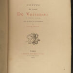 1878 FINE BINDING Claude Voisenon French Tales Literature Contes Zulmis Zelmaide