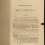 1844 1st Charles Dickens Martin Chuzzlewit English Literature Satire Illustrated