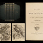 1874 BIRDS 1ed History of North American Ornithology Illustrated Baird 3v SET