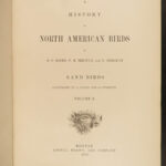 1874 BIRDS 1ed History of North American Ornithology Illustrated Baird 3v SET