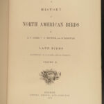 1874 BIRDS 1ed History of North American Ornithology Illustrated Baird 3v SET