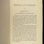 1875 Wigwam and War Path Meacham Modoc War INDIANS Northwest Tribes Illustrated
