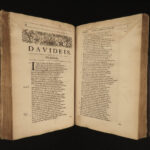 1668 1ed Abraham Cowley English Poetry Mistress Motto Pindar Ode Davideis Sylva