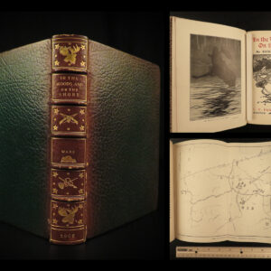 1908 FINE BINDING 1ed Wood & Shore HUNTING Fishing Big Game Ducks Moose Shooting
