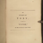 1855 Herman Melville TYPEE Story of Toby Polynesia Whaling Novel Moby Dick