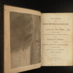 1866 Prairie & Rocky Mountain Adventures Indians Mormons GOLD RUSH California