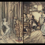 1917 GRIMM Fairy Tales 1st ed Little Brother & Sister Arthur Rackham Illustrated
