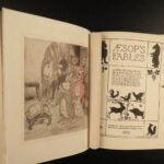 1931 Aesop Fables Illustrated by Arthur Rackham Esoteric Fairy Tales Chesterton