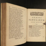 1706 Phaedrus & Aesop Fables Greek Literature Stoic Philosophy Hoogstraten Dutch