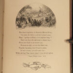 1867 BEAUTIFUL Robert Burns Cotter’s Saturday Night Scottish Poetry Chapman ART