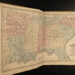 1856 Mitchell School ATLAS 32 MAPS America Holy Land Texas Egypt United States