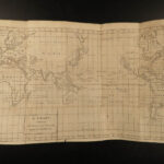 1753 George Anson World Voyage 3 HUGE MAPS Spain South America Sea Navigation