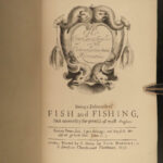 1844 Complete Angler Fishing Hunting Angling Fish Cotton Walton Engravings