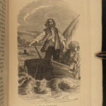 1854 1ed Adventures of Robinson Crusoe Daniel Defoe Rare Ohio Edition FAMOUS