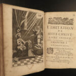 1665 Imitation of Christ Thomas a Kempis French Corneille Bible Prayers ART