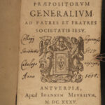 1635 Jesuit Letters Saint Ignatius Loyola Claudio Acquaviva Catholic Epistolae