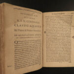 1635 Jesuit Letters Saint Ignatius Loyola Claudio Acquaviva Catholic Epistolae