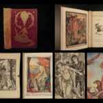 1903 1st ed Crimson Fairy Book Andrew Lang Russia Japan Magic Kettle Illustrated