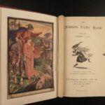 1903 1st ed Crimson Fairy Book Andrew Lang Russia Japan Magic Kettle Illustrated