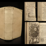1657 Saint Francis XAVIER Life & Letters Torsellino Jesuit Vellum Plantin Press