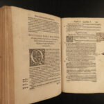 1552 Medieval LAW Gratianus Decretum Catholic Canon Corpus Juris + Mouchy Gloss