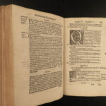 1552 Medieval LAW Gratianus Decretum Catholic Canon Corpus Juris + Mouchy Gloss