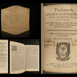 1582 ROMAN Property LAW Giovanni Balbo on Prescriptions Publius Celsus Titles