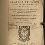 1582 ROMAN Property LAW Giovanni Balbo on Prescriptions Publius Celsus Titles