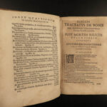 1585 1ed Privileges of Catholic Clerics Rodano Tractatus de Spoils Church LAW