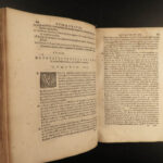 1585 1ed Privileges of Catholic Clerics Rodano Tractatus de Spoils Church LAW