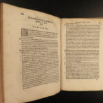 1585 1ed Privileges of Catholic Clerics Rodano Tractatus de Spoils Church LAW