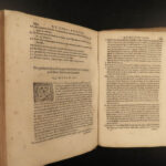 1585 1ed Privileges of Catholic Clerics Rodano Tractatus de Spoils Church LAW