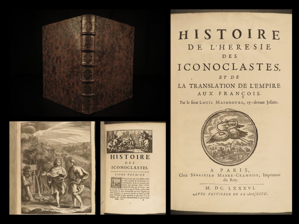 1686 iconoclast history byzantine orthodox iconoclasm catholic schism maimbourg | louis maimbourg was an important 17<sup>th</sup>-century french historian known for his studies in calvinism, catholicism and jesuitism, as well as histories of famous popes. Though, perhaps one of his most important works was history of the iconoclast controversy from its earliest occurrences in 8<sup>th</sup>-century byzantine disputes. Maimbourg’s ‘<em>history of the hersey of iconoclasts’</em> is often considered the best work on iconoclasm from the 17<sup>th</sup>-century.