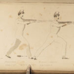 1852 General McClellan 1ed Manual of Bayonet Exercise Fencing Illustrated War