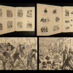 1867 1ed Gustave Dore ART 200 Sketches Humor Illustrated Cartoons Grotesque