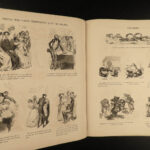 1867 1ed Gustave Dore ART 200 Sketches Humor Illustrated Cartoons Grotesque