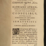 1722 BEAUTIFUL Lucius Florus History of Rome LIVY Gruterus Duker Fine Binding