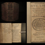 1560 Loci Communes Antonius Melissa Greek Orthodox Monk Socrates Philosophy RARE