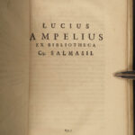 1722 BEAUTIFUL Lucius Florus History of Rome LIVY Gruterus Duker Fine Binding