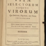 1681 Puritan William Bates Lives Pico Mirandola Erasmus Bembo Savonarola Camden