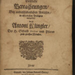 1688 Swiss BIBLE Sermons Reformed Klinger Zurich Grossmunster Switzerland RARE
