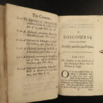 1693 John Norris Practical Discourses anti John Locke Mysticism Beatitudes RARE