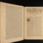 1586 Jansen BIBLE & Commentary Proverbs Song of Solomon Catholic Jansenism RARE