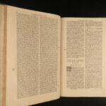 1586 Jansen BIBLE & Commentary Proverbs Song of Solomon Catholic Jansenism RARE
