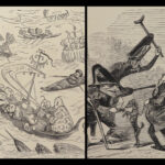 1867 Gustave Dore ART 1ed 200 Sketches Humor Illustrated Cartoons Grotesque