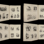1867 Gustave Dore ART 1ed 200 Sketches Humor Illustrated Cartoons Grotesque