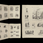 1867 Gustave Dore ART 1ed 200 Sketches Humor Illustrated Cartoons Grotesque