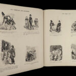 1867 Gustave Dore ART 1ed 200 Sketches Humor Illustrated Cartoons Grotesque