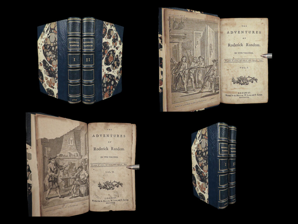 The adventures of roderick random. : in two volumes. Alain rene le sage.