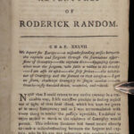 1794 Adventures of Roderick Random Alain LeSage Gil Blas Classic Lit 2v BINDING